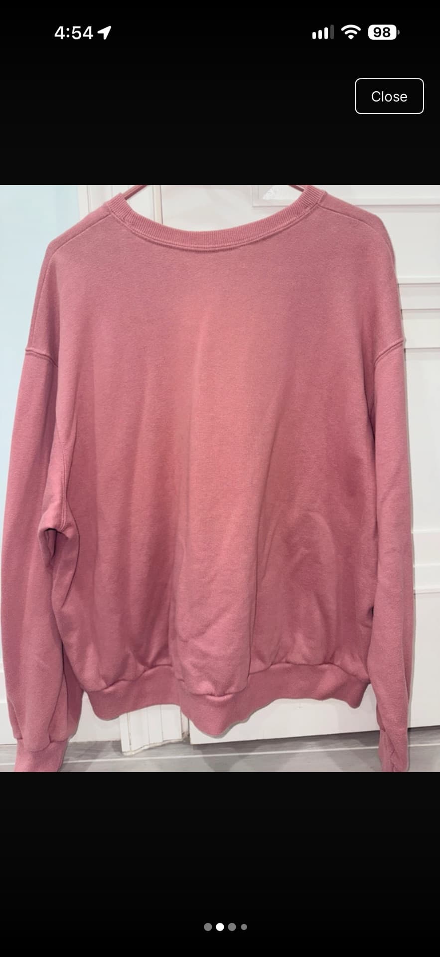 Pink Hollister Pullover Sweater — view 2